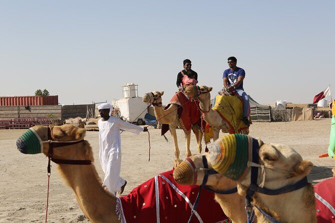 4 Hour Desert Safari, Camel Ride & Inland Sea Beach - 4WD land cruisers and the rollercoaster of dune bashing