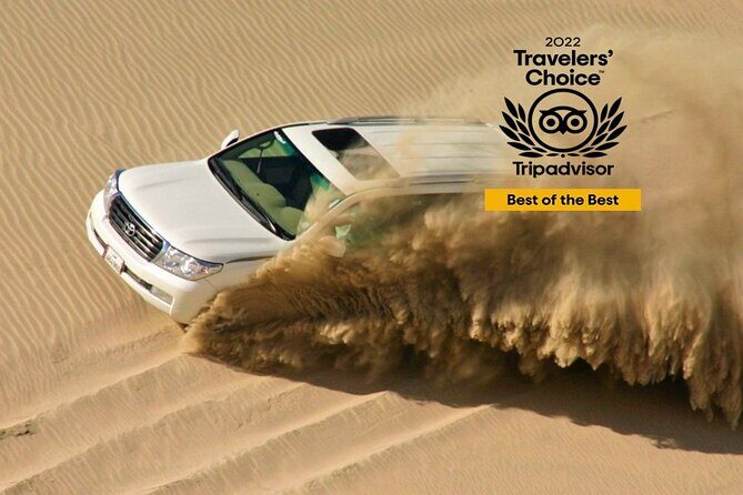 Desert safari, Dune bashing, sandboarding, camel, ATV Option - ATV or quad biking option: add speed if you want it