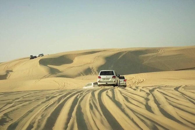 Desert safari, Dune bashing, sandboarding, camel, ATV Option - What you’re really paying for: value at around $46.55 per person