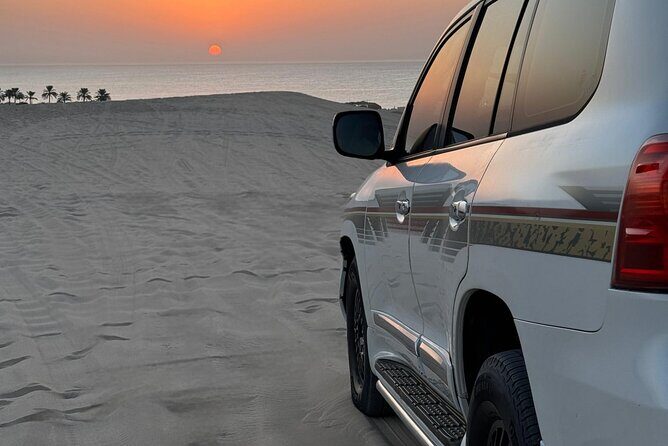 Desert Safari Qatar - The Khor Al Adaid Inland Sea Stop: Turquoise Views by the Saudi Border