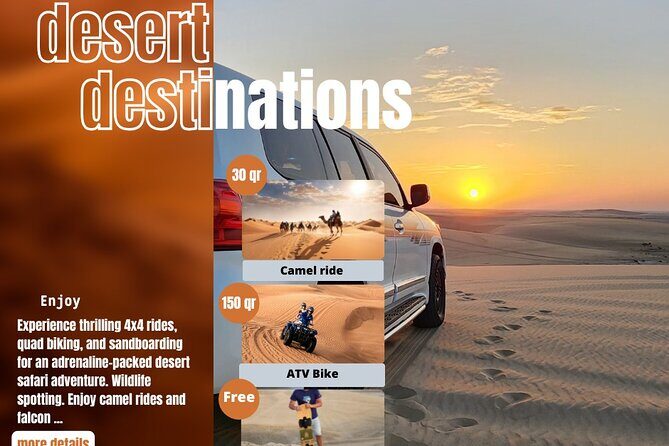 Desert Safari Qatar - Getting Picked Up in Doha and Riding in a Climate-Controlled 4x4