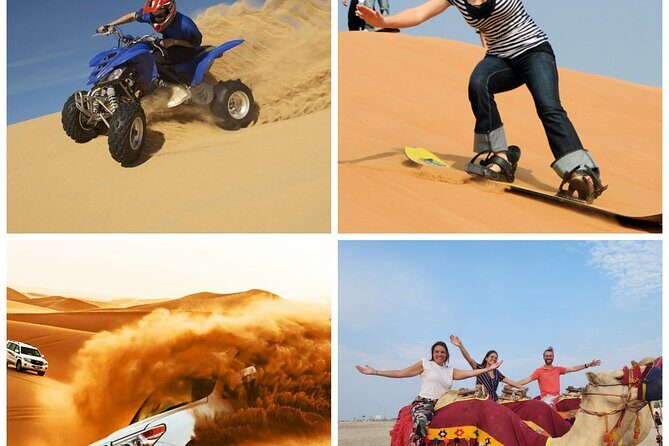 Desert Safari, Quad Bike, Sandboarding and Camel Ride - Key highlights you’ll feel during the day