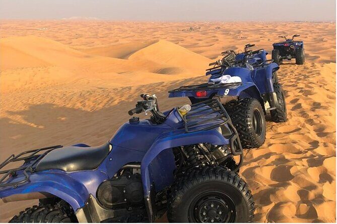 Doha All Inclusive Self Ride of Quad,ATV's or Buggy & Camel Ride - ATV + Camel in Doha: A Desert Day With Two Different Moods