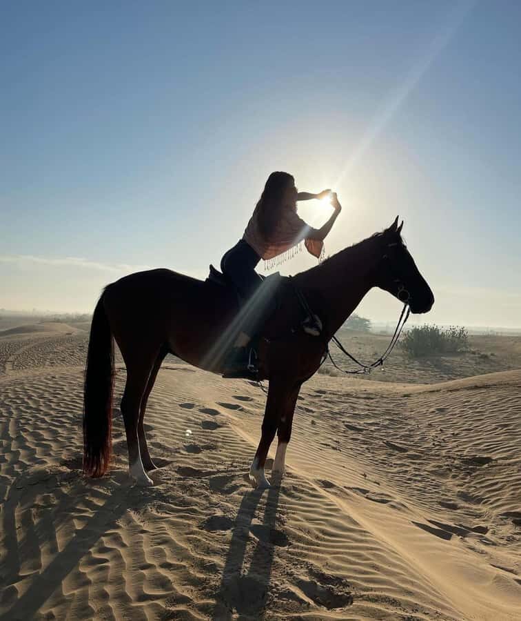 Doha : Arabian Horse Ride Experience With Pickup & Drop Off - Following The Route: What The Desert Feels Like When You’re Actually There