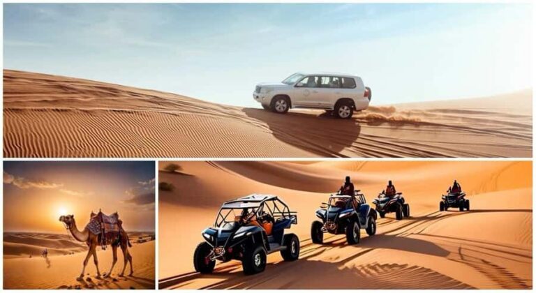 Doha: ATV/Desert Safari with Activities and Inland Sea Stop - Dune Bashing at the Golden Dunes: Adrenaline With Real Structure