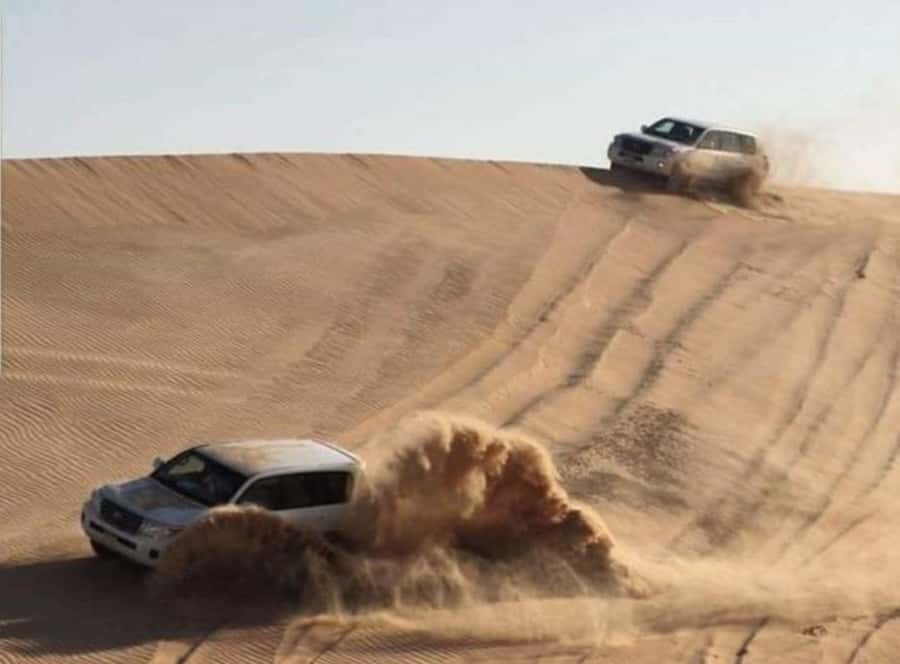 Doha: Budget Friendly Desert Safari,CamelRide & Sandboarding - 4x4 Dune Bashing on Qatar’s Dunes: Fast Fun With Real Skill