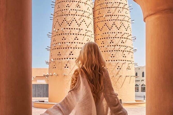 Doha City Tour | Souq Waqif | Courniche | The Pearl | Katara etc - Stop 1: the dhow harbour area for skyline photos and a “real Doha” start