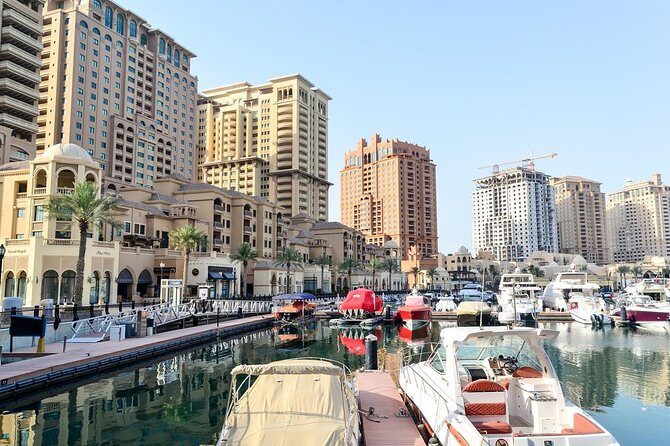 Doha Combo City And Half Day Desert Safari Tour No Hidden cost - The Pearl Island: pretty views with an extra ticket
