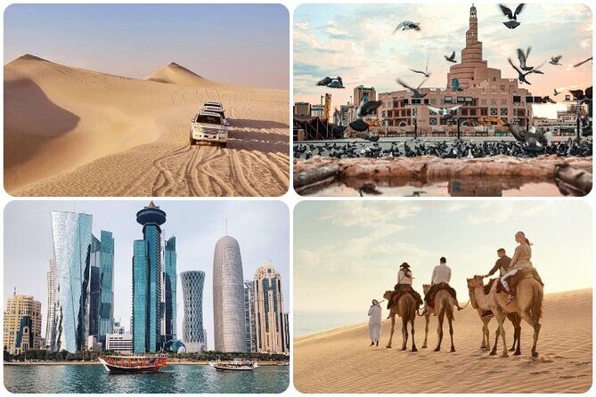 Doha: Combo City Tour & Desert Safari with Pickup drop-off - Getting your bearings: National Museum of Qatar and Souq Waqif