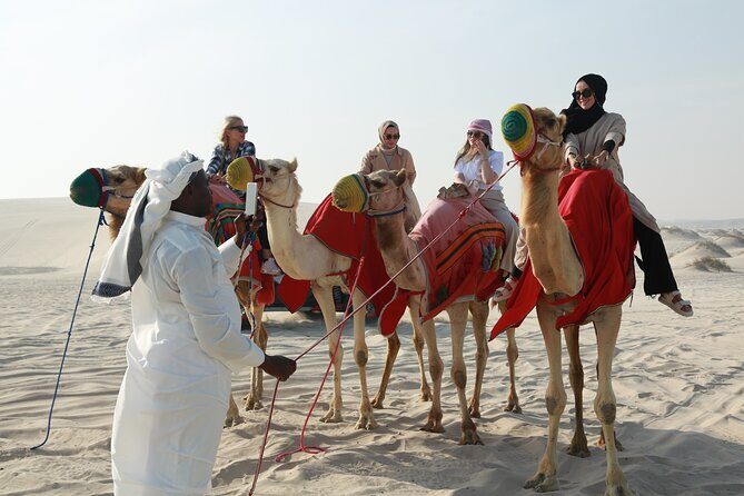 Doha Desert Safari Full day With Dinner,Dune Bashing,Sandboarding - Stop 1 in Doha: easy pickup so you start relaxed
