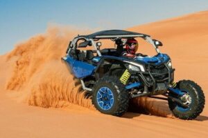 Doha Desert Safari Quad Bike Buggy Camel Ride and Inland Sea Tour - Sealine Beach: tea/coffee, dune time, and a calmer reset