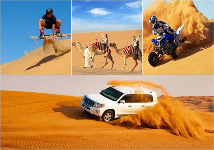 Doha: Desert Safari, Quad Biking, Sand Boarding & Camel Ride - Sand boarding: the included desert sport that’s easier than it looks