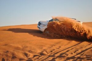 Doha: Desert Safari, Sand Boarding, Camel Ride & Inland Sea - Sealine Beach: Camels and Quad Bikes Before the Main Event