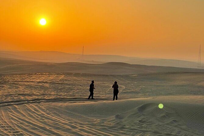 Doha: Desert Safari, Sand Boarding, Camel Ride & Inland Sea Tour - Sandboarding: sliding instead of just watching