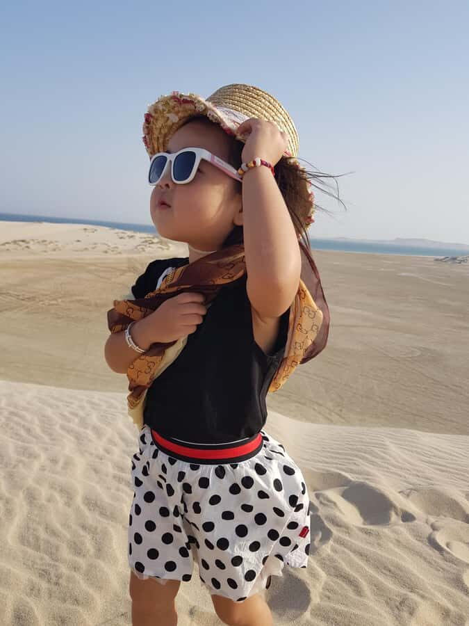 Doha: Desert Safari with Camel Ride Family Friendly Tour - Inland Sea Stop: The Saudi Border Sunset Moment You Came For