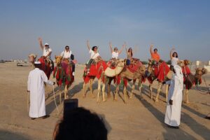 Doha: Escape to Eternity, Relaxing Desert Wonders with Camel Ride - Khor Al Udaid Inland Sea stop: the desert safari twist with real wow factor