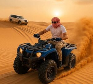 Doha: Half Day Desert Safari, Dune Bashing, Camel Ride - Sideways Dune Bashing in a Land Cruiser: The Thrill and the Reality Check