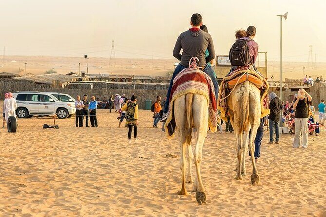 Doha Half Day Desert Safari Dune Bashing CamelRide & Sandboarding - Camel ride (30 minutes) and the separate photo stop