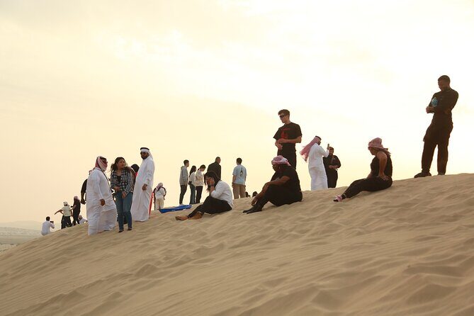 Doha: Half Day Desert Safari with Camel Ride and Inland Sea Tour - Inland Sea (Khor Al Adaid): dunes meet turquoise water