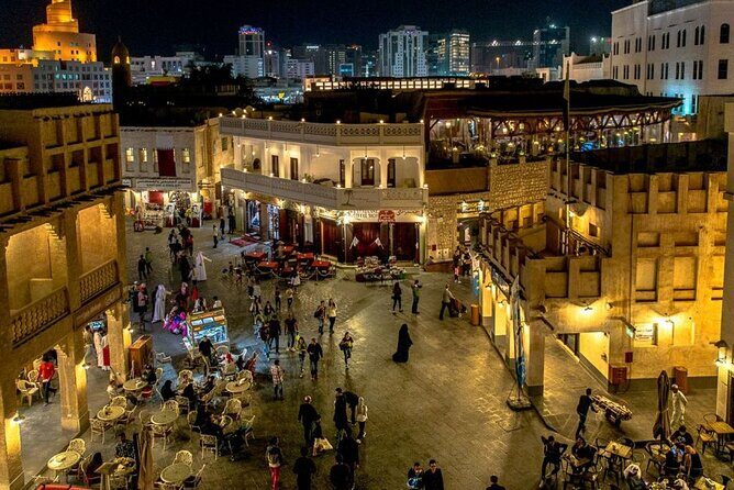 Doha Night City Tour,Souq waqif, Katara, Pearl Qatar,Lusail City - The Pearl-Qatar: modern island views with pearl-diving context
