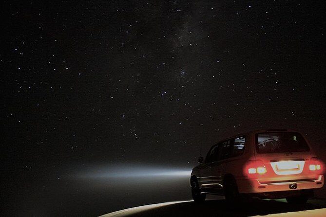 Doha Night Desert Safari Camel Ride Dune Bashing with Transfer - Door-to-door pickup in an AC 4x4: the easiest way to leave the city