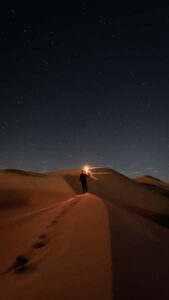 Doha: Night Desert Safari, Stargazing, Dune Driving &Inland - Mesaieed tea break, camp time, and the optional camel ride
