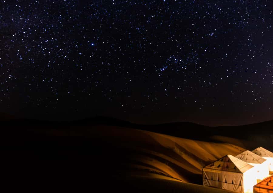 Doha: Night Desert Safari with Stargazing & Camel Ride - Camel ride and Arabic tea at the camp: the slow-down you need
