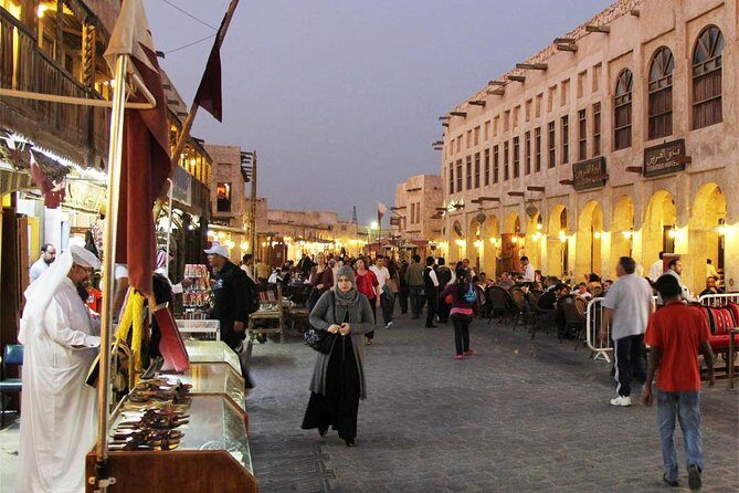 Doha Private Night City Tour – With or Without Local Meal - Souq Waqif at night: spices, falcons, and the easiest dinner plan