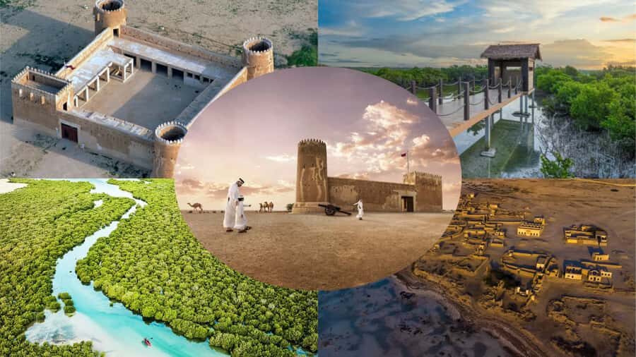 Doha: Private North Qatar Tour, Mangroves, & Zubara Fort - Zakheera Beach: a quick walk, sea air, and a reset