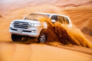 Doha Quad Bike, Dune Bashing, Camel Ride and Island Sea Tour - Dune bashing at Sealine Beach: the adrenaline part (with a photo stop)