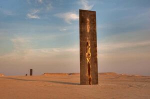 Doha: Richard Serra Sculpture,Mushroom Hill,Camel Race Track - Richard Serra’s steel sculpture in the desert: why it works