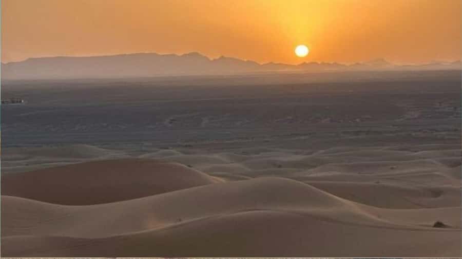 Doha :Sunrise/ Sunset Desert Safari CamelRide & Sandboarding - Getting Picked Up in Doha and Reaching the Dunes