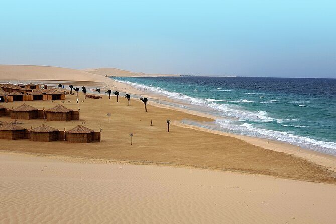 Doha: Sunrise /Sunset Desert Safari with Sand Boarding,Camel ride - Dune Bashing in an Air-Conditioned 4x4: The Main Event