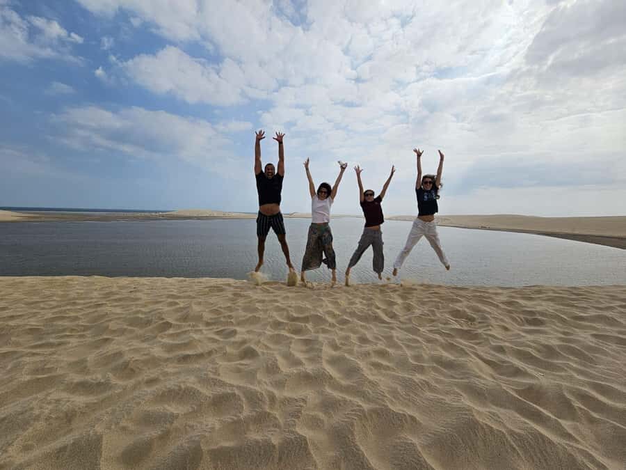 Doha:Private Desert Safari, Falcon, Sandboarding,inland sea - Pickup From Doha to Sealine Beach Resort: First Photos and Camel Time