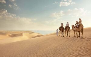 Doha:Sunrise or Sunset Desert Safari Tour with Sand Boarding - 4x4 dune bashing: thrills with a real safety focus