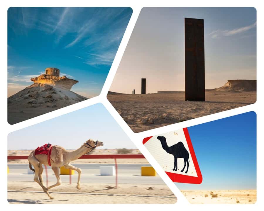 Explore Zekreet: Richard Serra Art & Mushroom Rock Wonders - Brouq Nature Reserve: where the views explain the art
