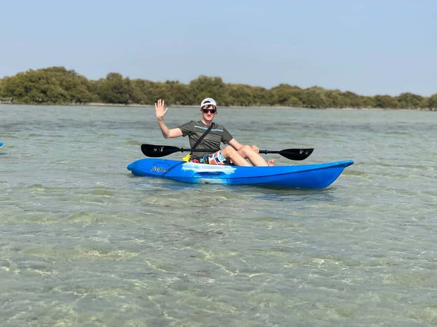 From Doha: Mangroves Kayaking Adventure - Purple Island and the story behind that purple name