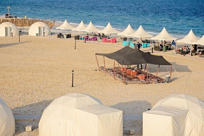 Full-Day DesertSafari with Camel Ride,InlandSea & BBQ Desert Camp - From Doha pickup to a true sand-day schedule