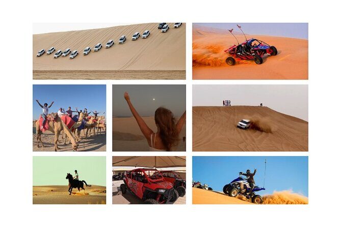 Half Day Safari Tour With Camel Ride and Sand Boarding in Doha - Inland sea scenery at Khor al Udaid