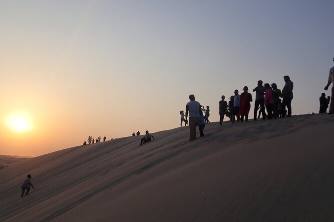 Private Half Day Desert Safari - Stop 1: Khor Al Udaid Inland Sea where sand meets water