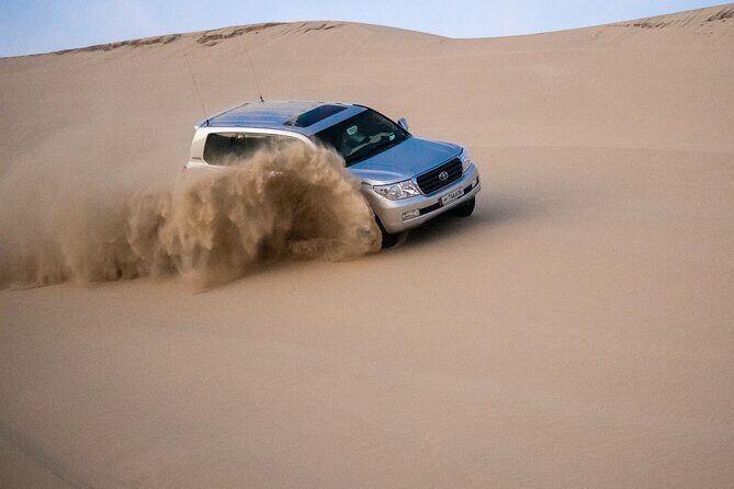 Private Half Day Desert Safari with Camel Ride - Stop 1: Khor Al Udaid Beach for the Desert-Meet-Sea View