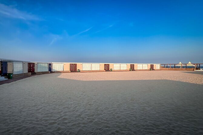 Private Overnight Desert Safari, Dune bashing, dinner & Breakfast - Inland sea views and the desert drive near Khor Al Udaid