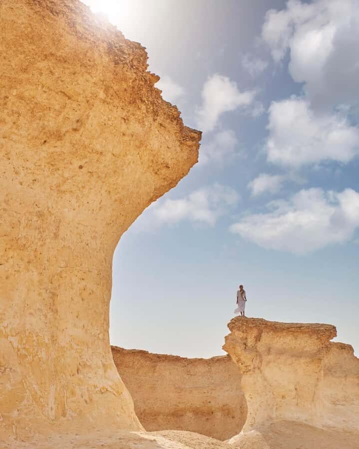 Qatar: Combo Tour of the North and West with Pickup - Richard Serra Desert Art and a Tea Break That Feels Local