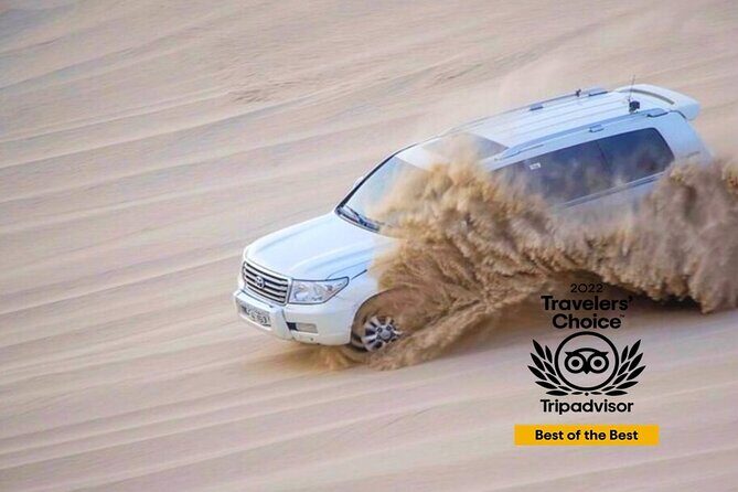 Qatar Gold Dune Safari, Dune Bashing,Camel Ride,Sand Boarding,Inland Sea Desert - Doha pickup to desert sand: the rhythm of the day