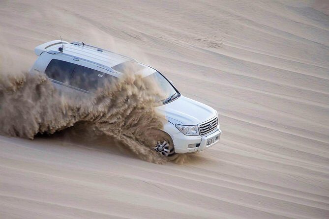 Qatar Gold Dune Safari, Dune Bashing,Camel Ride,Sand Boarding,Inland Sea Desert - Tea stop and desert pacing: why the break matters