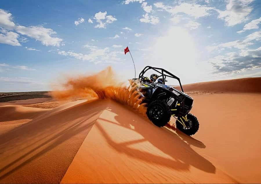 Quad Bike/Buggy, Desert Safari, Camel Ride, Dune Bashing - Red Dune Bashing: The Roller-Coaster Moment (Handled by Real Drivers)
