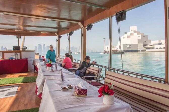 See Doha from the Sea - Timing: the 5:00 pm start that turns into night-light photos